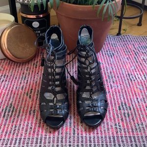 Vince Camuto lace up bootie